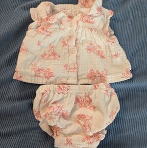 GAP Peter Rabbit Tank And Diaper Cover Set